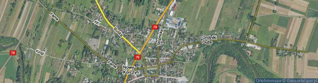 Zdjęcie satelitarne Stopnicka ul.